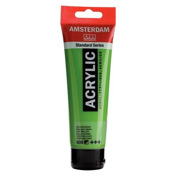 Amsterdam Standart Seri Akrilik Boya 120 ml Brilliant Green 605