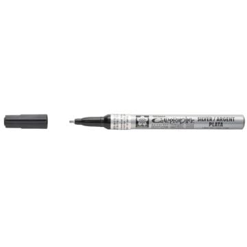 Sakura Pen - Touch Fine Kaligrafi Kalemi Düz Kesik Uç 1.8 mm  Silver 53