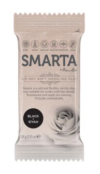 Smarta Hava ile kuruyan Yumuşak Model Hamuru 100gr SİYAH 05