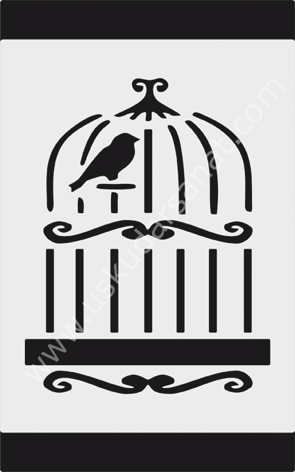 Mood Stencil Şablon 15X17 M057