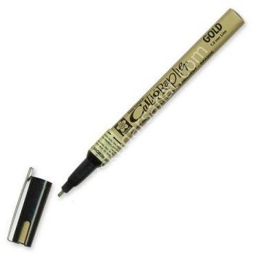 Sakura Pen-touch Kaligrafi Kalemi 1.8mm Permanent Altın