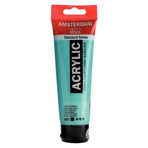 Amsterdam Akrilik Boya 120ml Tüp TURQUOISE GREEN. 661