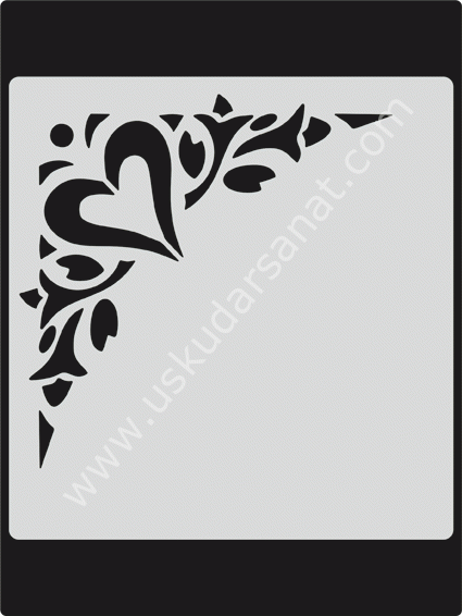 Mood Stencil Şablon 15X17 M061