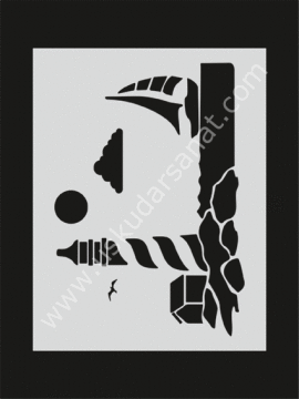 Mood Stencil Şablon 15X17 M062