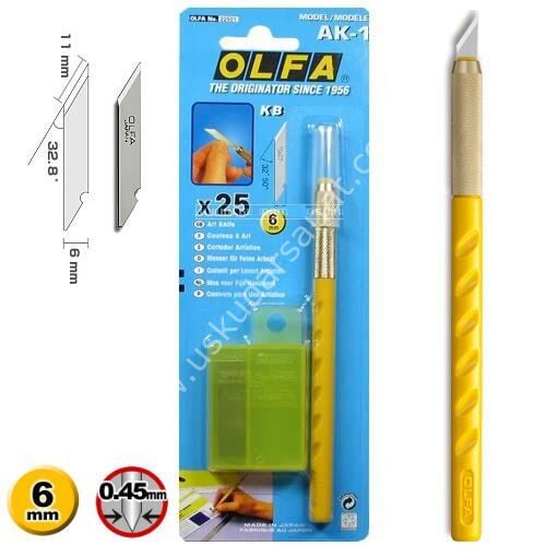 Olfa Cretuar Sanat Bıçağı AK-1 6mm