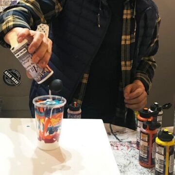 Cadence Hazır Akrilik Pouring Boya Seti 6'lı Set