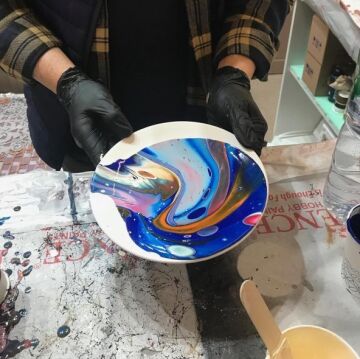 Cadence Hazır Akrilik Pouring Boya Seti 6'lı Set