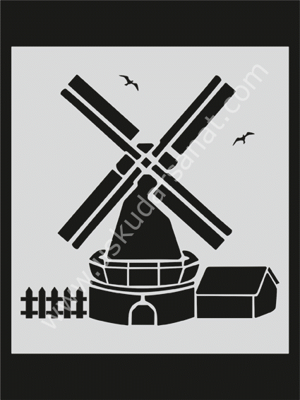 Mood Stencil Şablon 15X17 M064