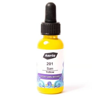 Karin Kolay Ebru Boyası 30ml Sarı 201