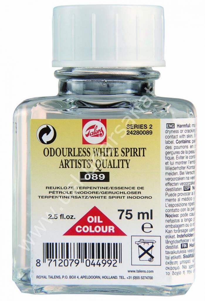 Talens Odourless White Spirit Kokusuz Terebentin 089 75ml