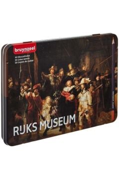 Bruynzeel The Night Watch 50 li Kuru Boya Kalemi Metal Kutulu