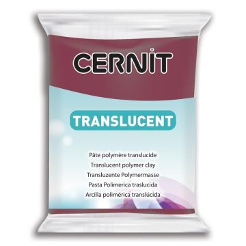 Cernit Polimer Kil Hamuru Translucent (transparan) 56gr 411 Wine Red