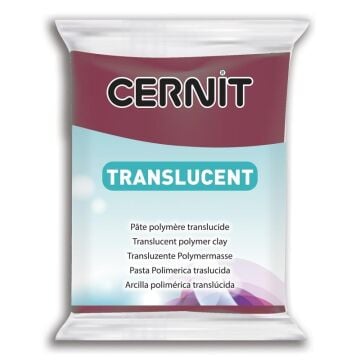 Cernit Polimer Kil Hamuru Translucent (transparan) 56gr 411 Wine Red