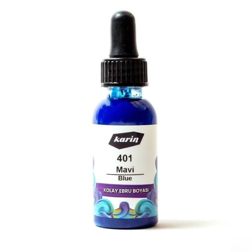 Karin Kolay Ebru Boyası 30 ml 401 Mavi