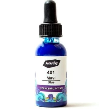 Karin Kolay Ebru Boyası 30ml Mavi 401