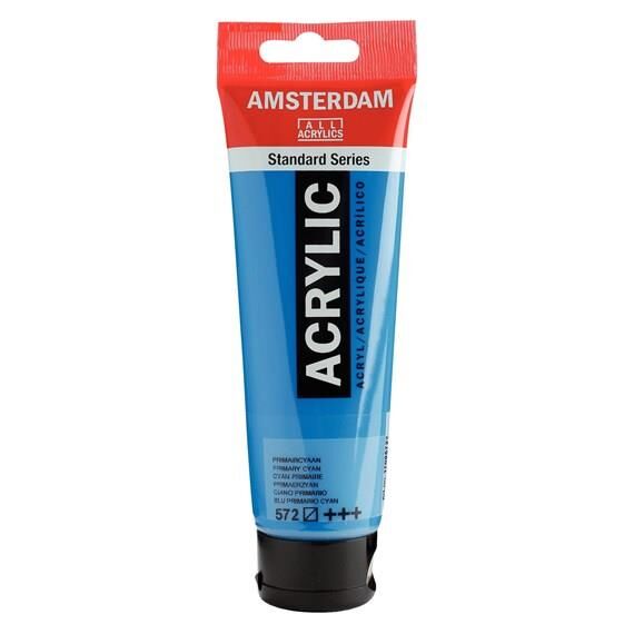 Amsterdam Akrilik Boya 120ml Tüp PRIMARY CYAN 572
