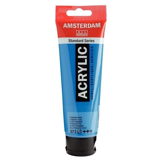 Amsterdam Akrilik Boya 120ml Tüp PRIMARY CYAN 572