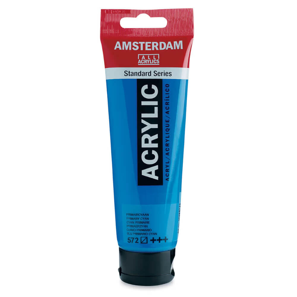 Amsterdam Standart Seri Akrilik Boya 120 ml Primary Cyan 572