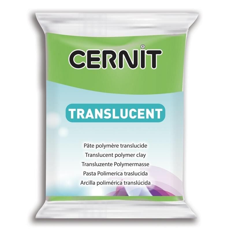 Cernit Polimer Kil Hamuru Translucent (transparan) 56gr 605 Lime Green