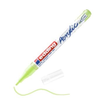 Edding 5300 İnce Uçlu Akrilik Markör - Pastel-Yeşil - 1-2 Mm’Lik İnce Yuvarlak Uç