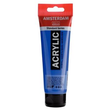Amsterdam Akrilik Boya 120ml Tüp COBALT BLUE ULTRAMARINE 512