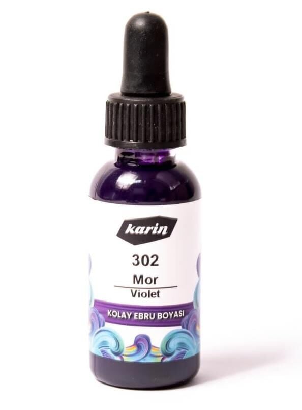 Karin Kolay Ebru Boyası 30ml Mor 302