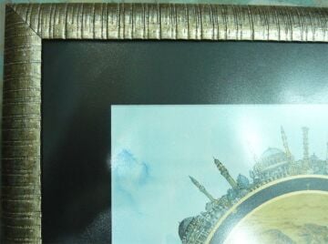 Minyatür Panaroma Kabe Özel Baskı 45x45 Çerçeveli