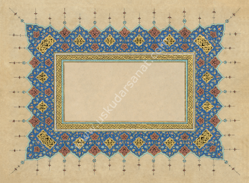 Tezhipli Mat Kuşe Meşk kağıdı 30x40 170gr 001