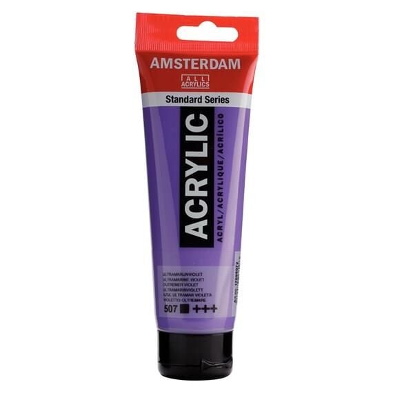 Amsterdam Akrilik Boya 120ml Tüp ULTRAMARINE VIOLET 507