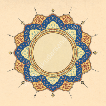 Tezhipli Mat Kuşe Meşk kağıdı 38x38 170gr 002