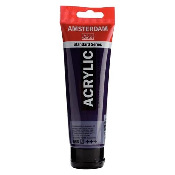 Amsterdam Akrilik Boya 120ml Tüp PERMANENT BLUE VIOLET 568