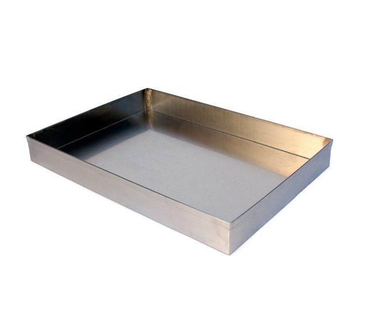 Paslanmaz Çelik Ebru Teknesi 25x35