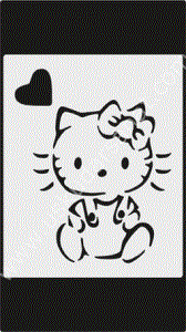 Mood Stencil Şablon 13x9 S 048