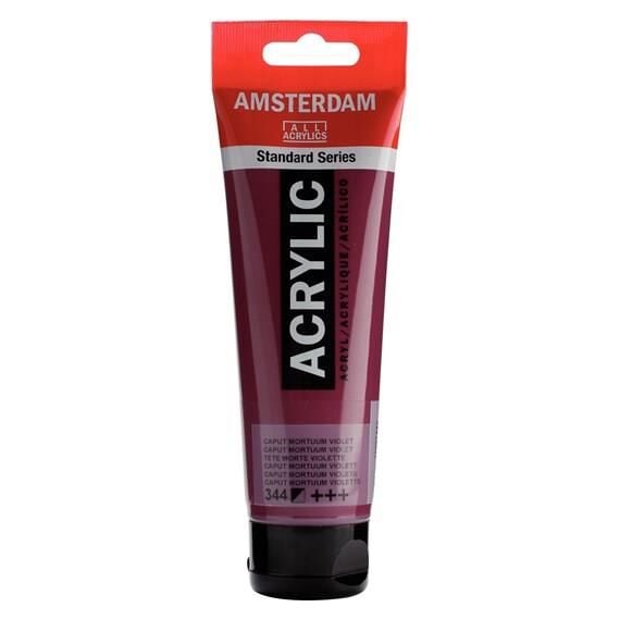 Amsterdam Akrilik Boya 120ml Tüp CAPUT MORTUUM VIOL 344