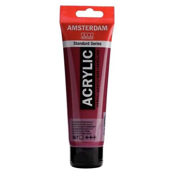 Amsterdam Akrilik Boya 120ml Tüp PERMANENT RED VIOLET 567