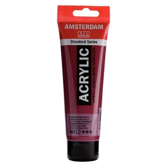 Amsterdam Standart Seri Akrilik Boya 120 ml Permanent Red Violet 567