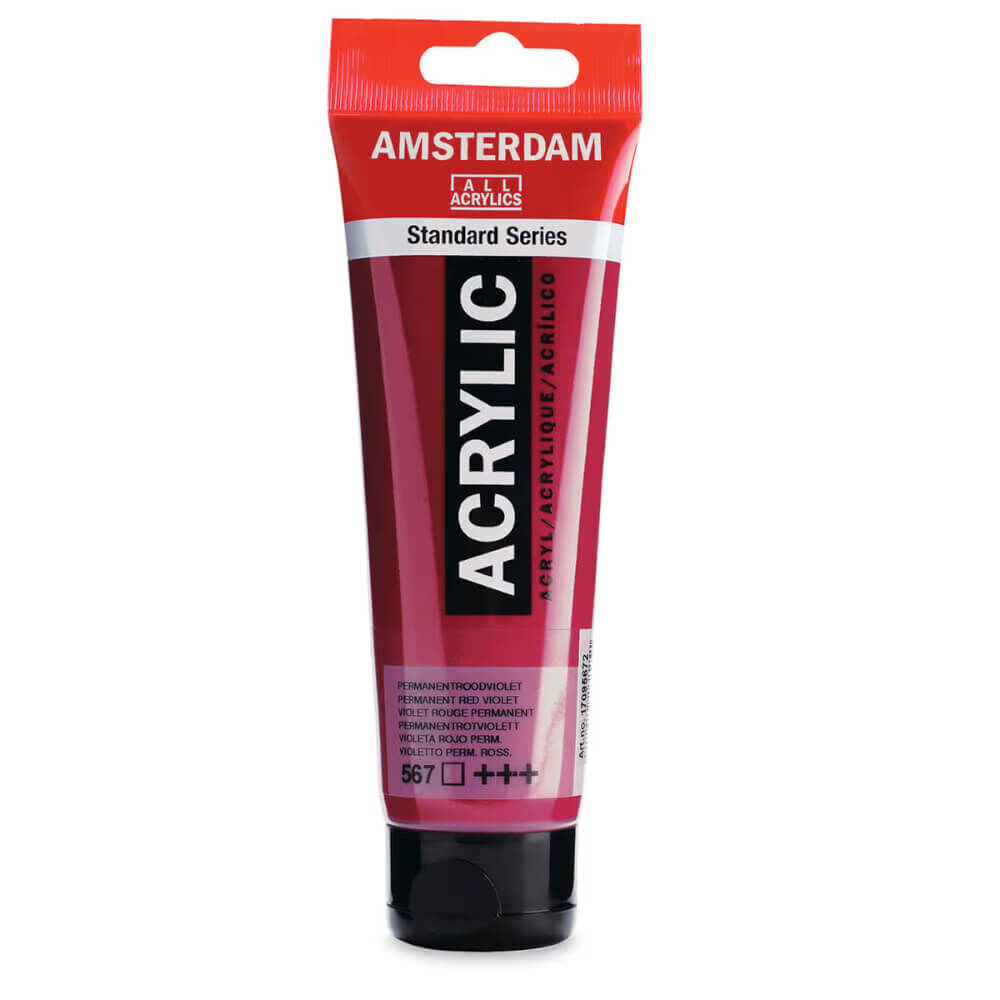 Amsterdam Standart Seri Akrilik Boya 120 ml Permanent Red Violet 567