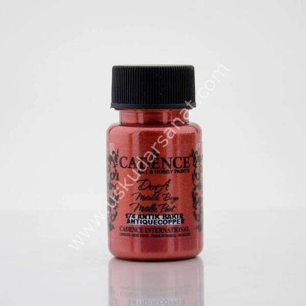 Cadence Dora Metalik Boya 50ml 174 Antik Bakır