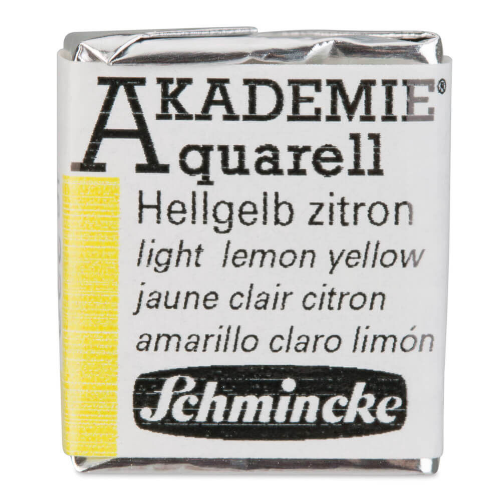 Schmincke Akademie Yarım Tablet Suluboya Light Yellow Lemon 222