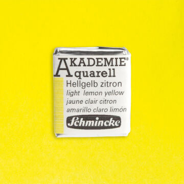 Schmincke Akademie Yarım Tablet Suluboya Light Yellow Lemon 222