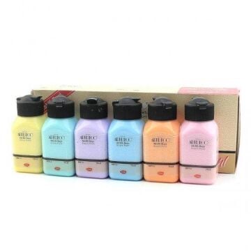 Artdeco Akrilik Boya Seti - 6x75ml Pastel Renkler