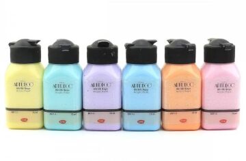 Artdeco Akrilik Boya Seti - 6x75ml Pastel Renkler