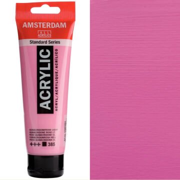 Amsterdam Standart Seri Akrilik Boya 120 ml Quinacridone Rose Light 385