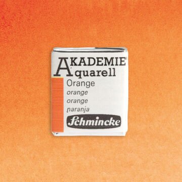 Schmincke Akademie Yarım Tablet Suluboya Orange 330