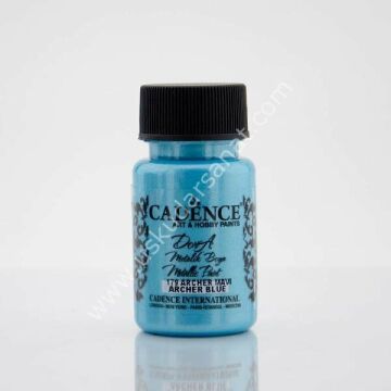 Cadence Dora Metalik Boya 50ml 179 Archer Mavi