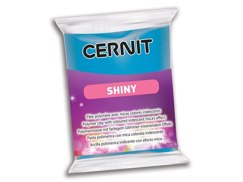 Cernit Polimer Kil Hamuru  Shiny (pırıltılı) 56gr 200 Mavi