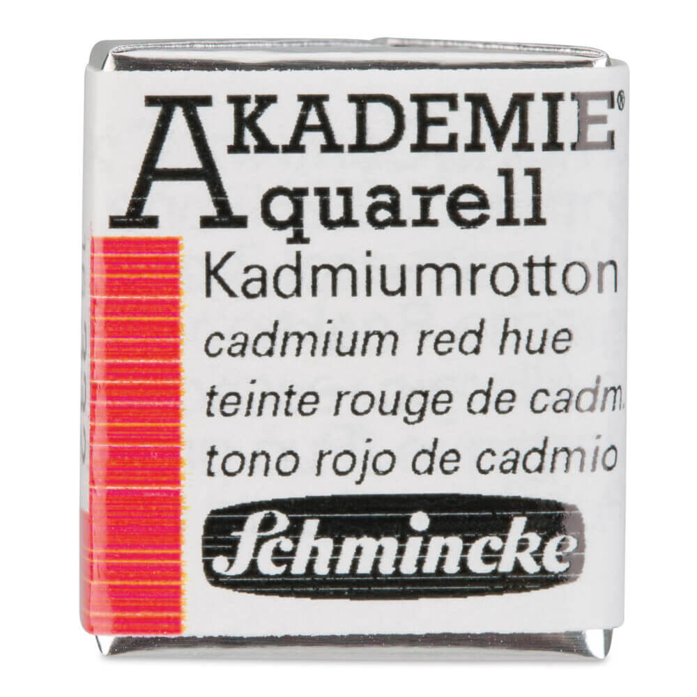 Schmincke Akademie Yarım Tablet Suluboya Cadmium Red Hue 332