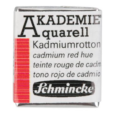 Schmincke Akademie Yarım Tablet Suluboya Cadmium Red Hue 332