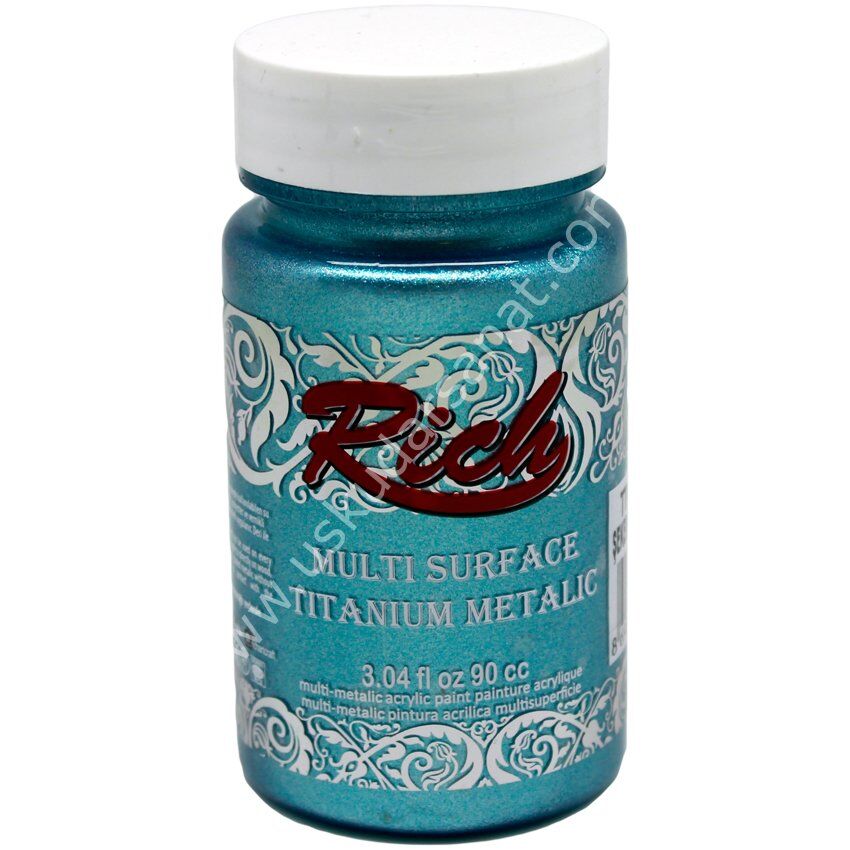 Rich Multi Surface Titanium Metalik Boya 90 cc. 2174 ŞEKER MAVİ