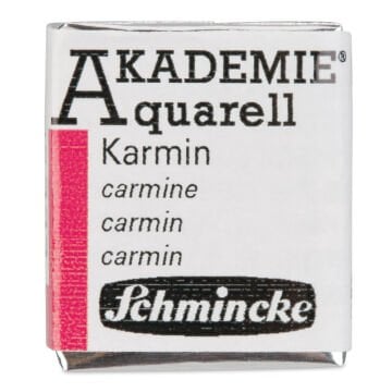Schmincke Akademie Yarım Tablet Suluboya Carmine 333